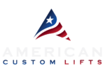 american custom lifts dark logo