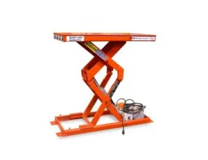 Compact scissor lift table
